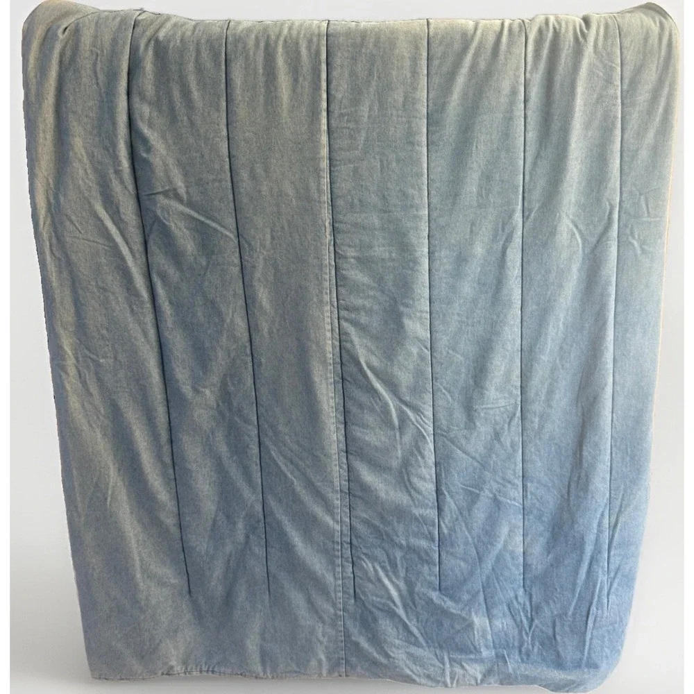 Rare VTG Ralph Lauren Heavy Denim Jean Windward King Sz Comforter-Bed Spread